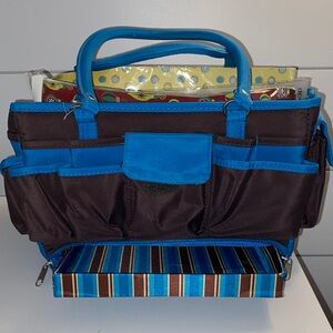 NWT💗 Stylish Art-Scraping Organizer Bag with Supplies